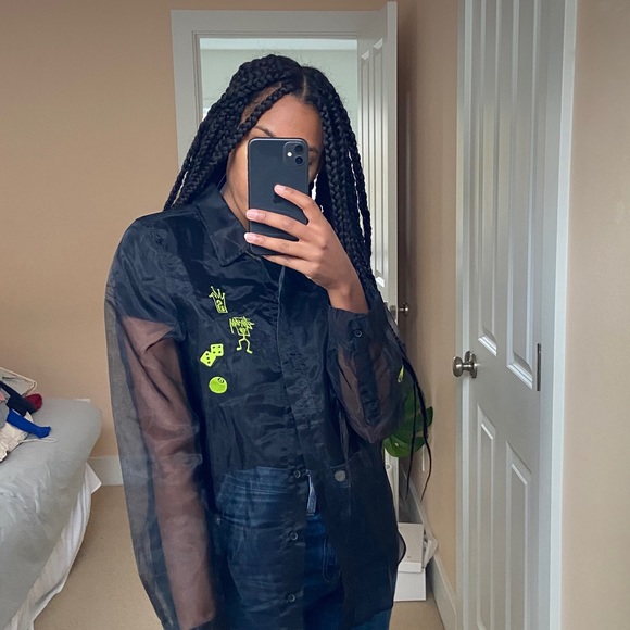 Stussy | Tops | New Stussy Sheer Shirt 